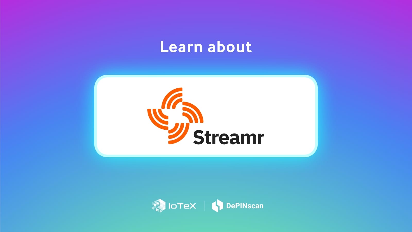 DePIN Scan: Learn about Streamr cover
